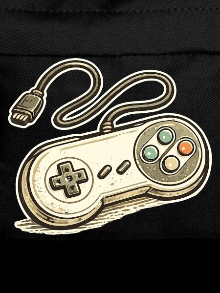 Retro Spielcontroller Grafik