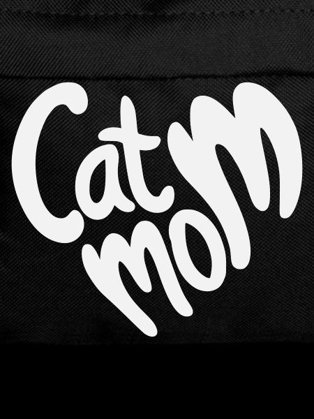 Cat Mom Heart Lettering