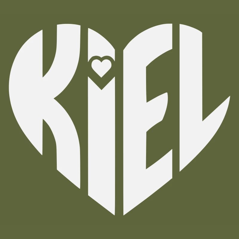 Kiel Heart Typography