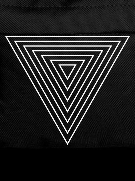 Concentric Triangle Line Art
