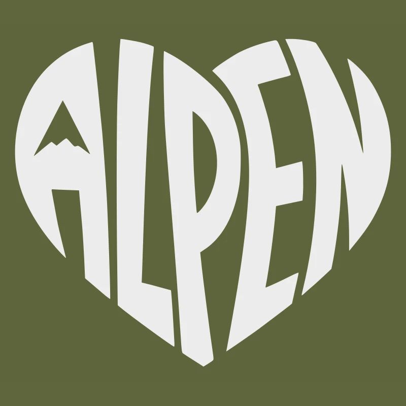 Alpine Heart Design - Couleur de design variable