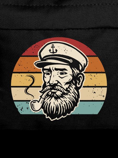 Captain Retro Boater Seafarer Sailor