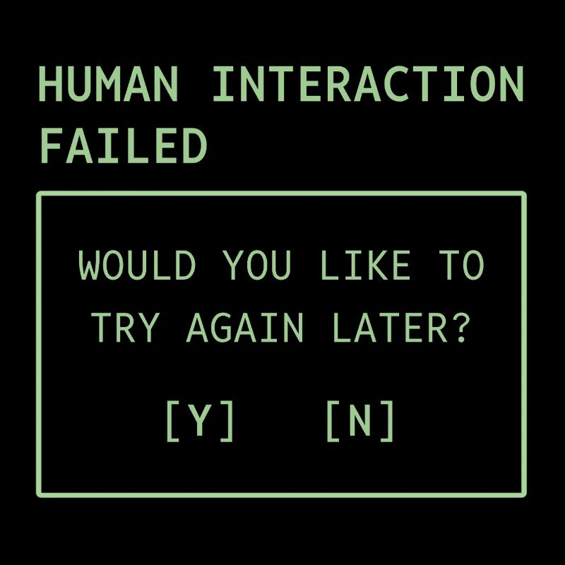 Interaction humaine échouée