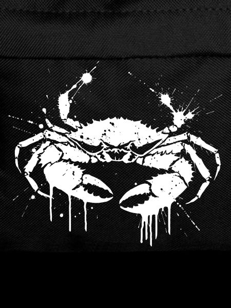 Crab Splash Grunge White