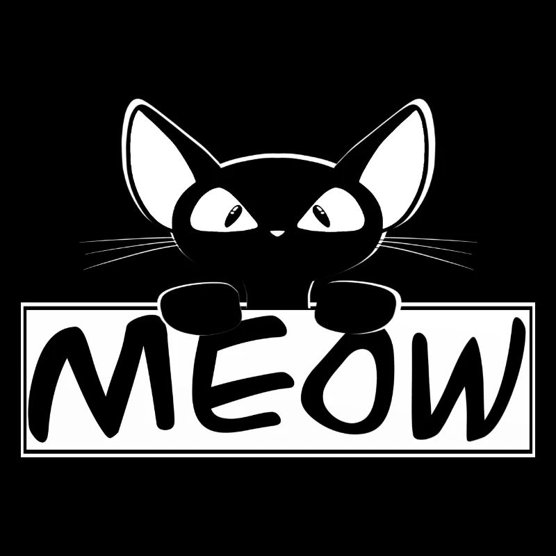 süße Katze MEOW Katzen Kater Miezekatze