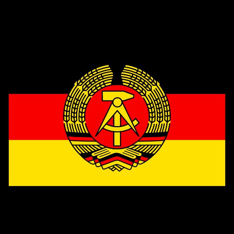 Drapeau de la RDA (stylisé)