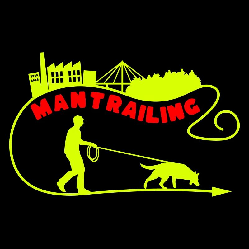 Mantrailing Skyline Man Customizable!