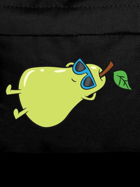 Pear - sunbathes with sunglasses