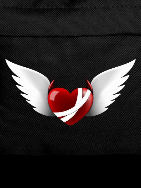 Devil's Heart with Angel Wings