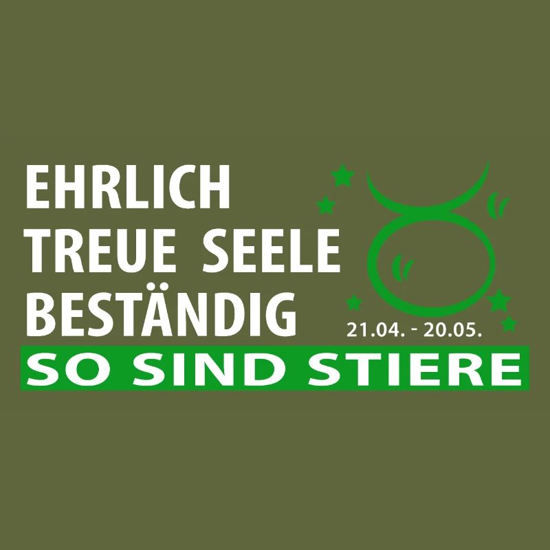 Sternzeichen Stier - Eigenschaften