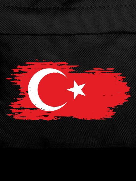 Turkey - National Flag, Brush Effect