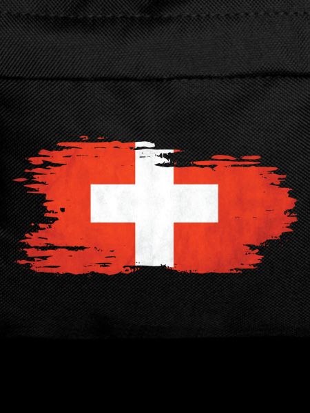 Switzerland - National Flag, Brush Effect