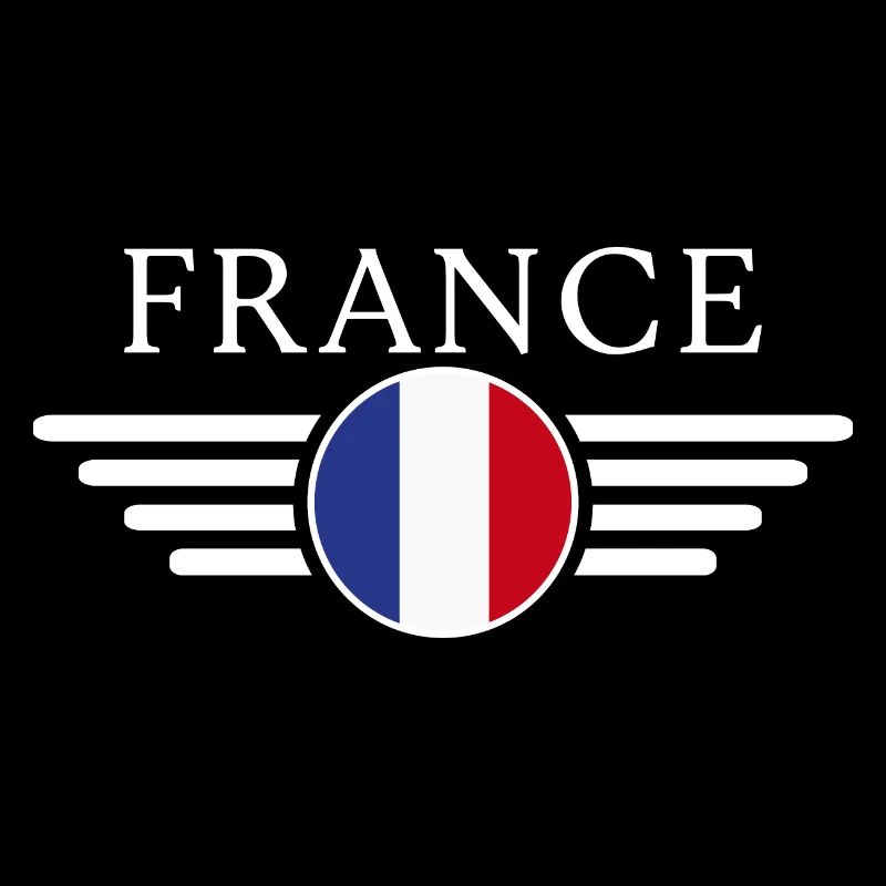 Frankreich Stil Design T-Shirt