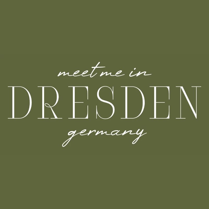 Dresden, Germany Elegance Style Design T-Shirt