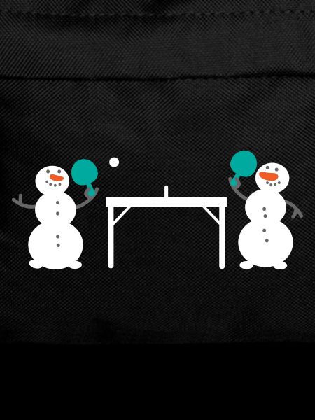 Snowman Table Tennis Snowball