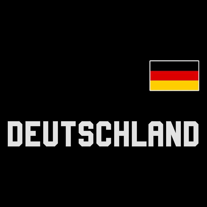 Look maillot de l’Allemagne avec drapeau sur la poitrine