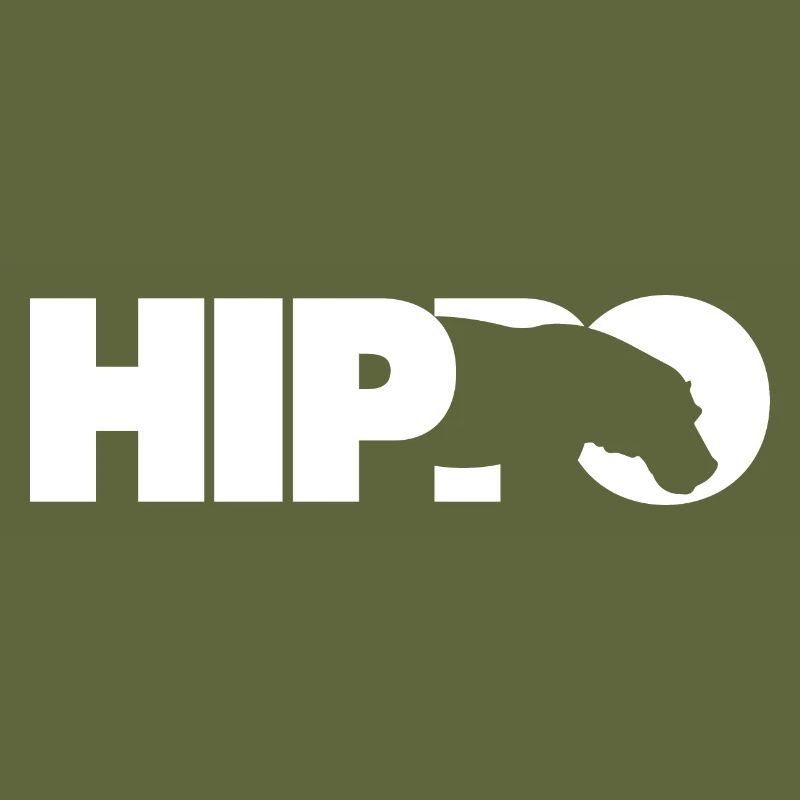 Silhouette d’hippopotame d’hippo