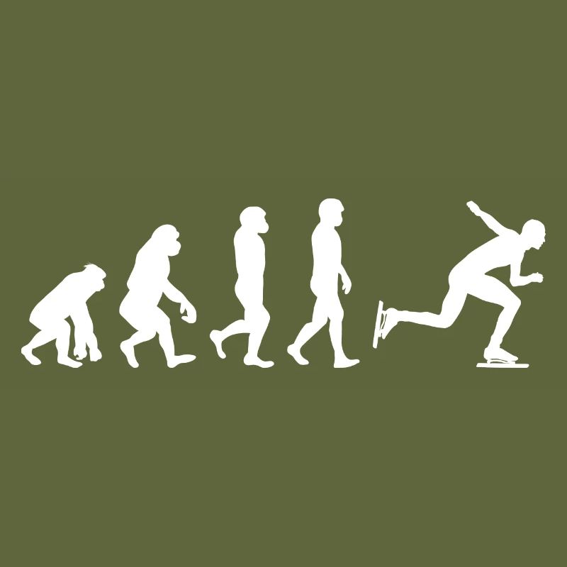 Speed Skating Ice Skater Skate Evolution