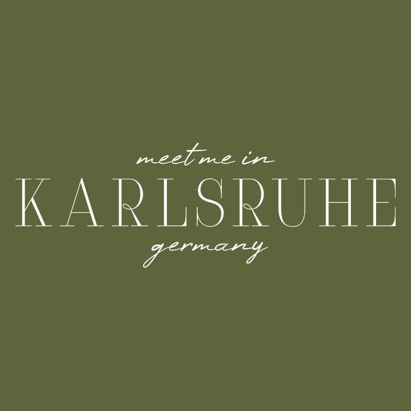 Karlsruhe Germany Elegance Style Design T-Shirt