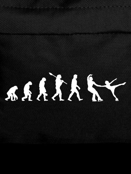Eiskunstläufer - Evolution des Menschen / Darwin