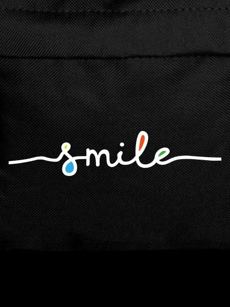 Smile font white