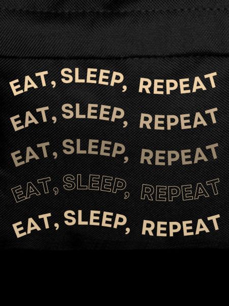 Eat Sleep Repeat Muster