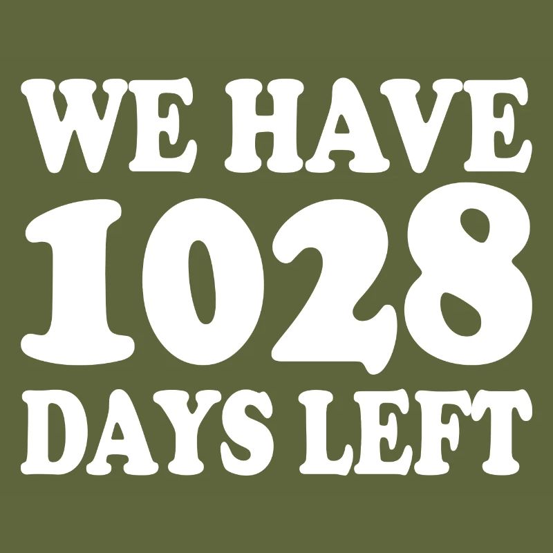 we have 1028 days left