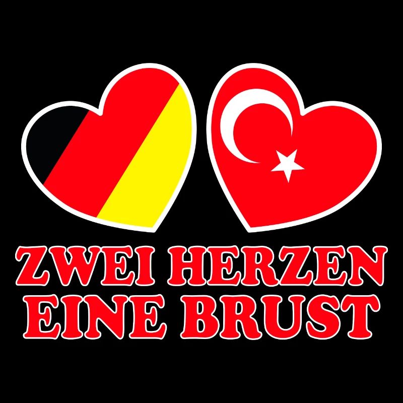 Zwei Herzen eine Brust Deutschland Türkei