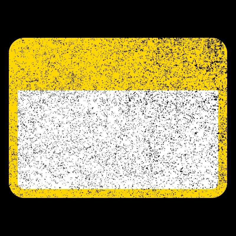 Panneau d’avertissement étiquette nominative Panneau de respect jaune