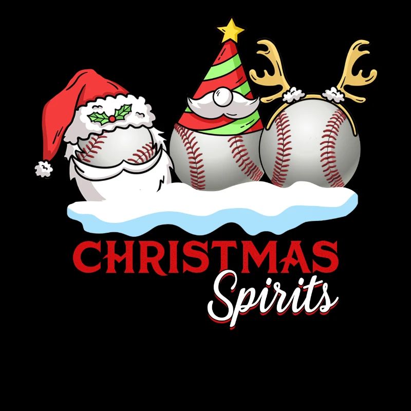 Esprits de Noël Baseball