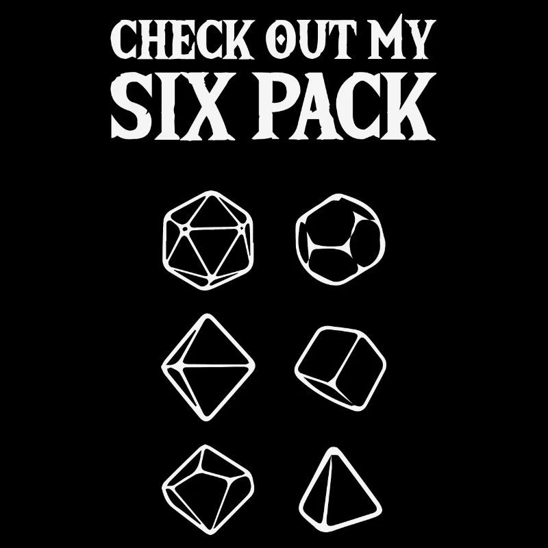 Dungeons Würfel RPG Check Out My Six Pack Tabletop