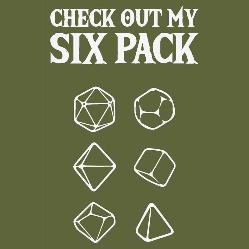 Dungeons Cube RPG Check Out My Six Pack Tabletop