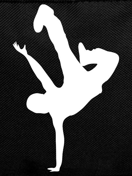 Imprimé silhouette acrobatique