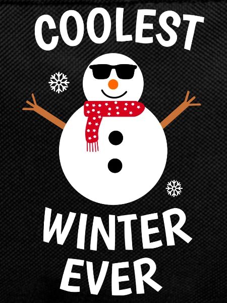 coolest winter ever snowman
