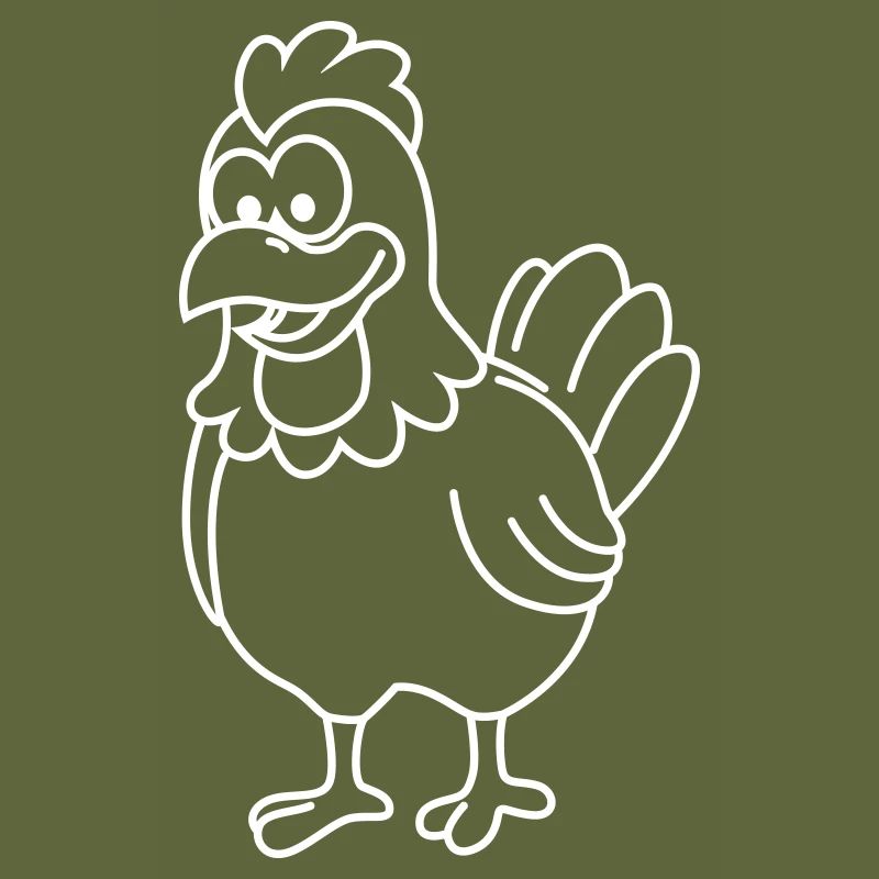 Huhn Comic Tier