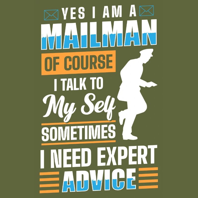 Postal profession Work parcel carrier