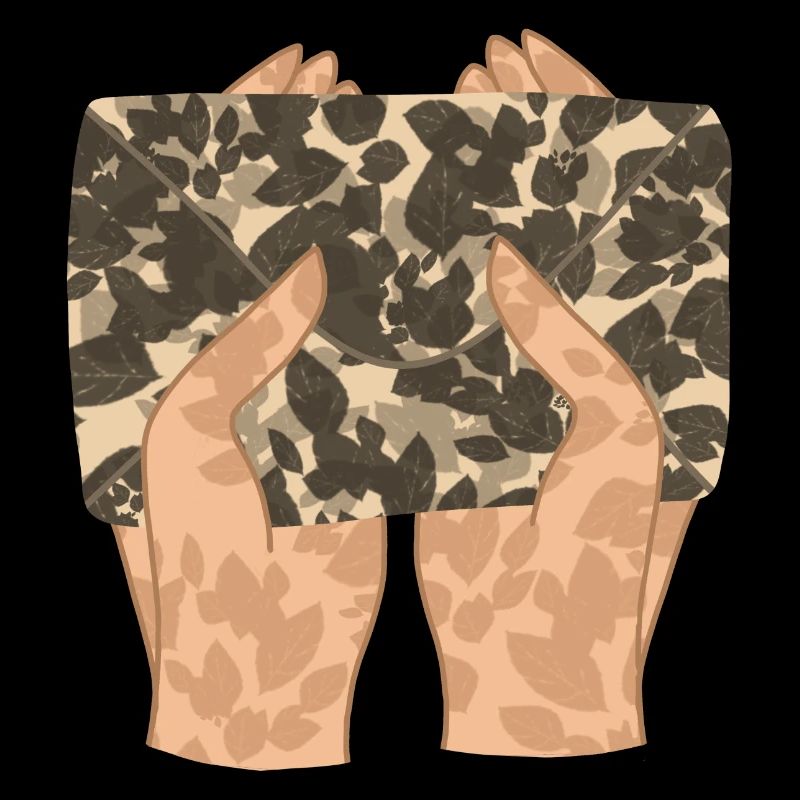 Letter Post Envelope in hands Gift idea