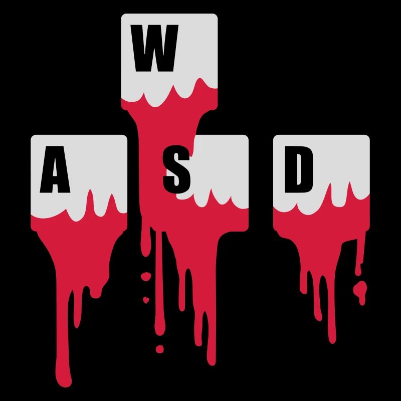 Computer Keyboard Keys WASD