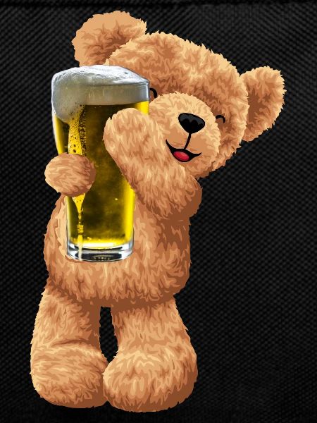 Teddy bear bear with beer