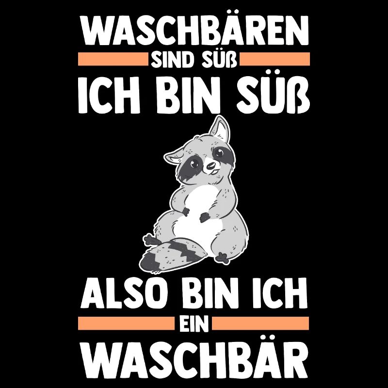 Tiermotiv Waschbär
