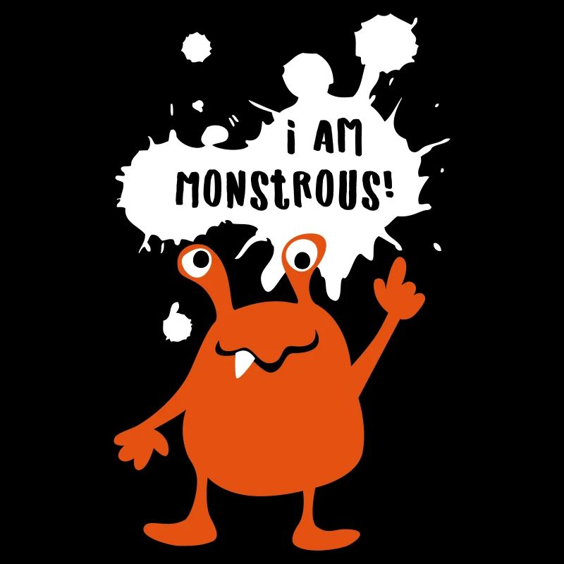 Monster monstrous monströs gruselig Comic lustig