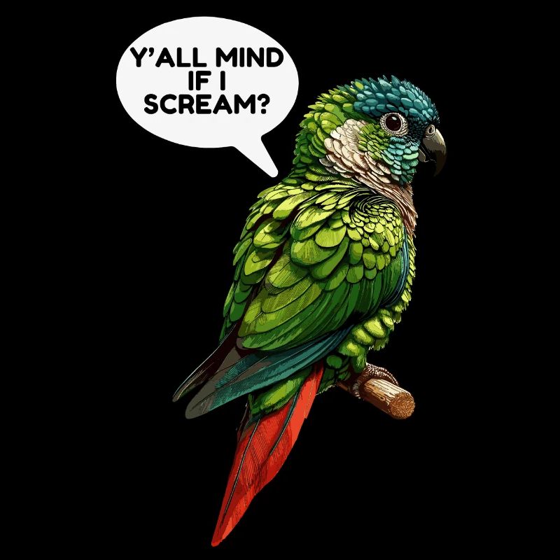 Green Cheeked Conure Meme