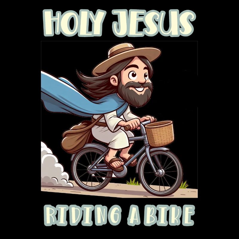 Saint Jésus à vélo