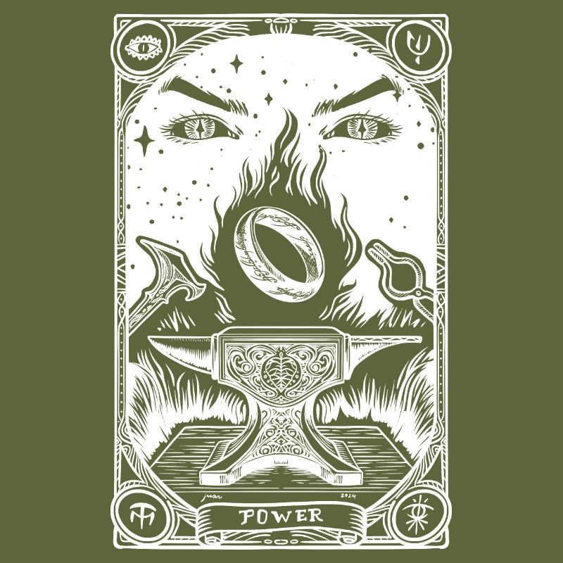 Ein Ring Tarot weiß