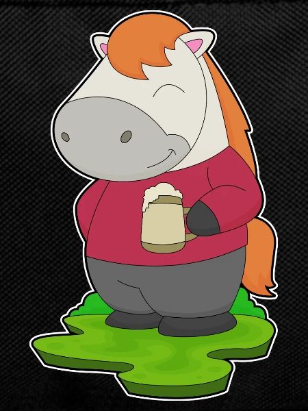 Pferd Bier
