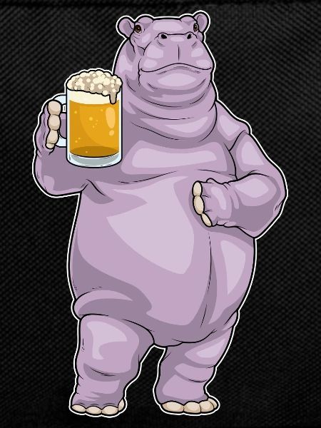 Nilpferd Bier