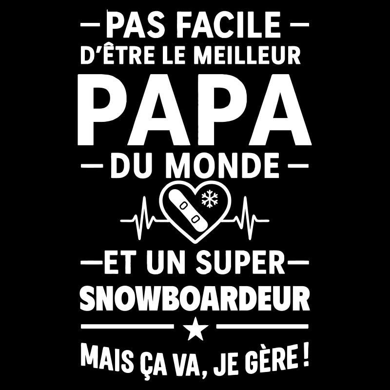 Heart + Snowboard – Super Snowboarder Dad