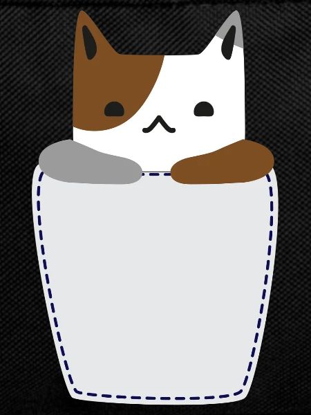 Chest pocket with cat