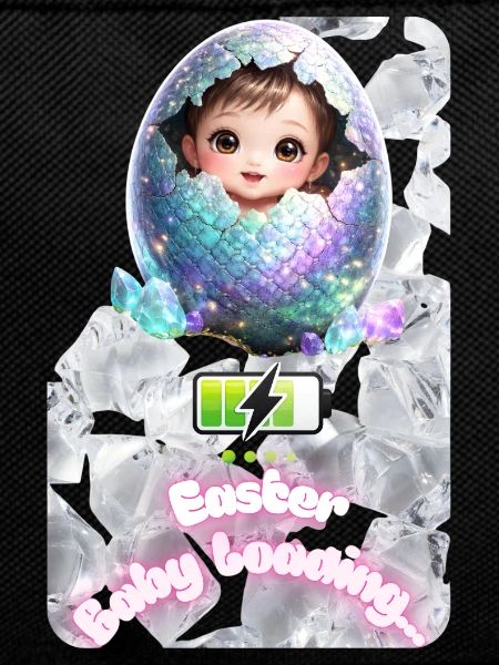 Osterknospe Baby-Ei Explosion