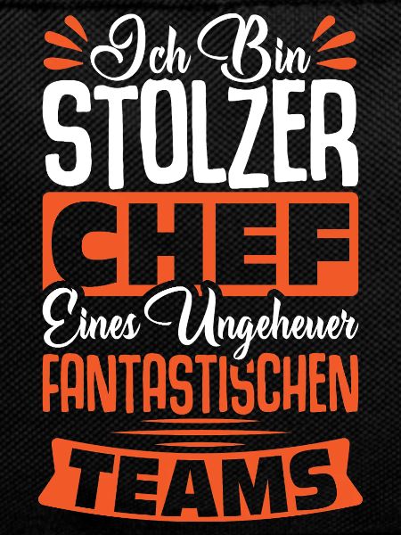 Stolzer Chef Chef Mann Abteilungsleiter Teamchef